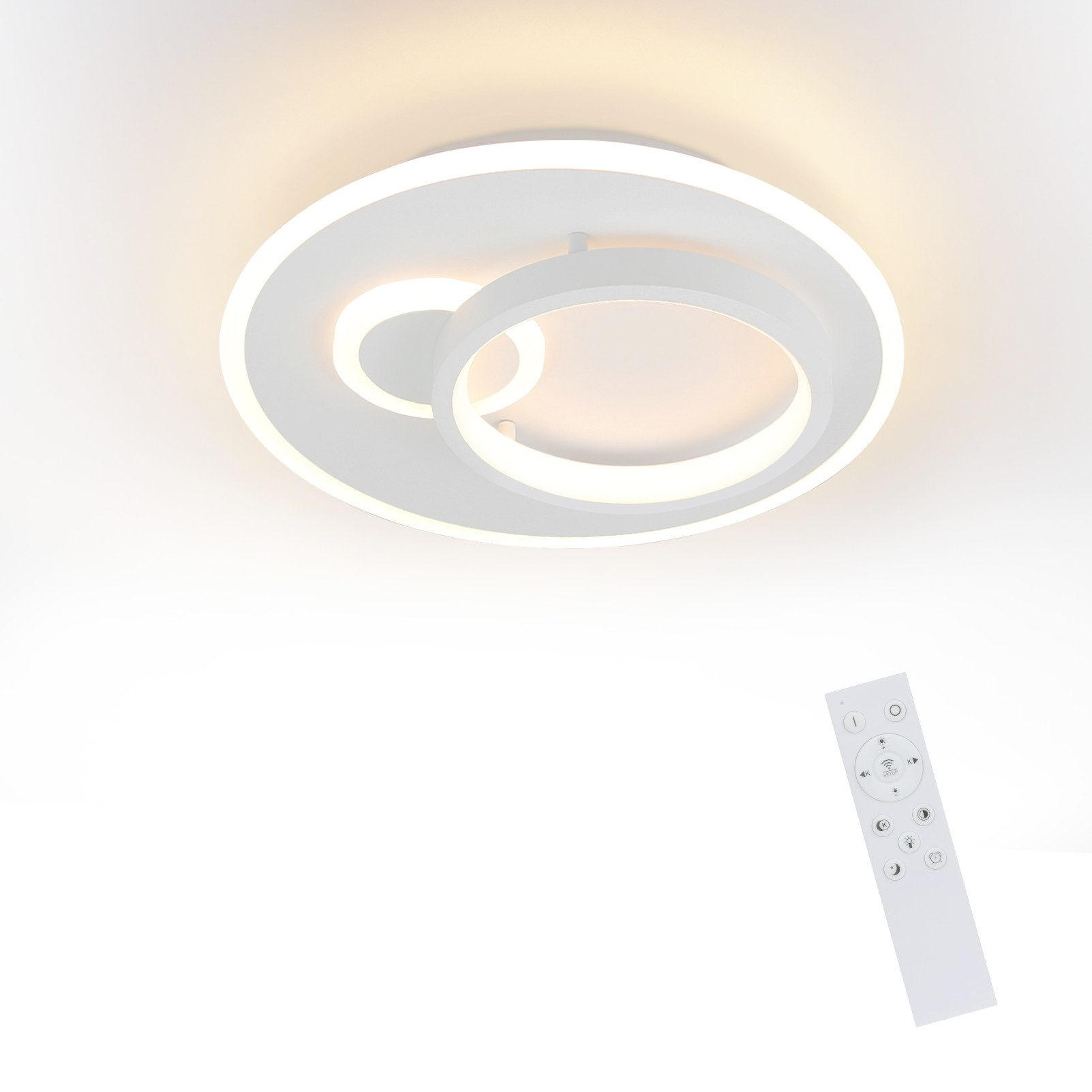 LED-DECKENLEUCHTE Peter 31 cm - Weiß, Kunststoff (31/8.5/31cm) - ZMH