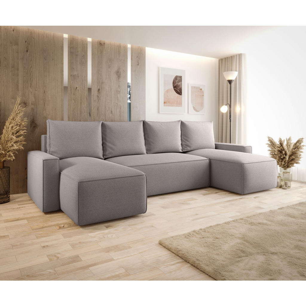 Thumbnail - Bedante Wohnlandschaft, Grau, Textil, 300x75x140 cm, Wohnzimmer, Sofas & Couches, Wohnlandschaften, Wohnlandschaften in ...