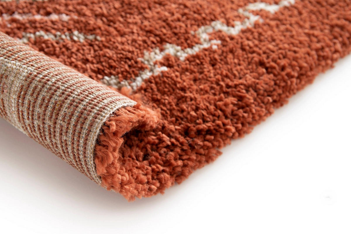 TEPPICH weich voluminös rot - Rot, Textil (200/290cm) - AFK Living