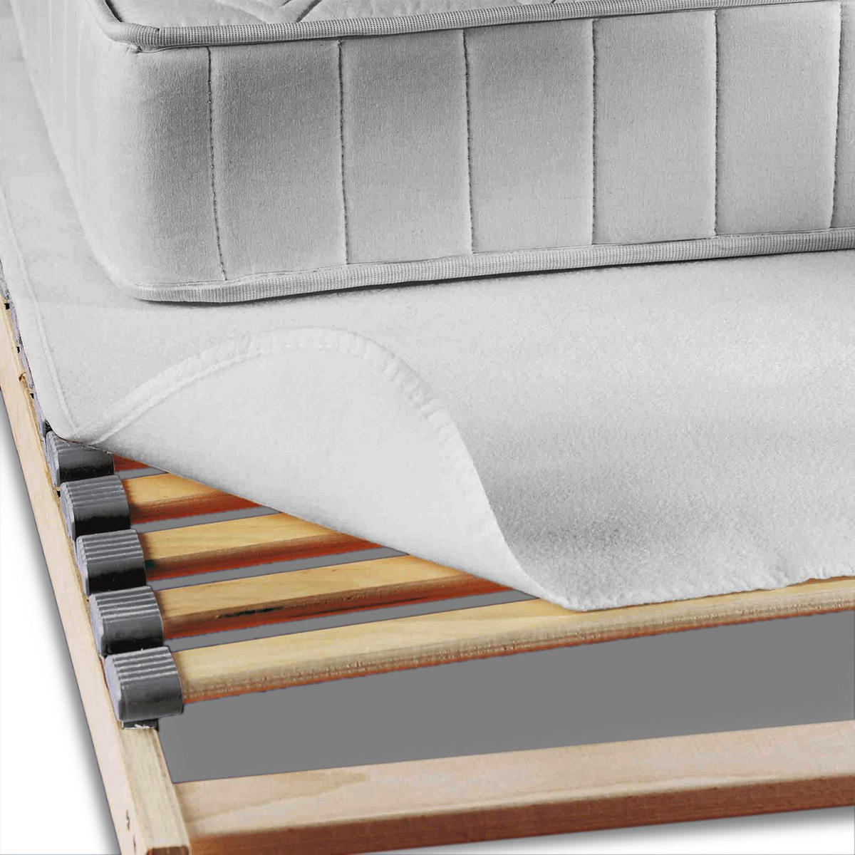 MATRATZENSCHONER Basic 180x200 cm - Weiß, Textil (180/200cm) - Sleezzz
