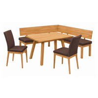 ECKBANKGRUPPE Modern Danny 1 für 7 Personen Massivholz Kernbuche/Braun - Kernbuche/Braun, Holz (194/85/155cm) - 58aufmkessel