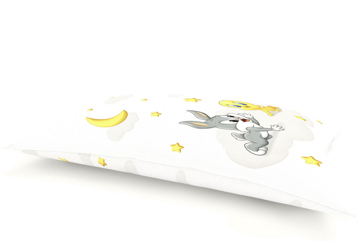 KINDER-SITZSACK - Looney Tunes - Gelb/Hellgrau, Textil (100/25/135cm) - Green Bean