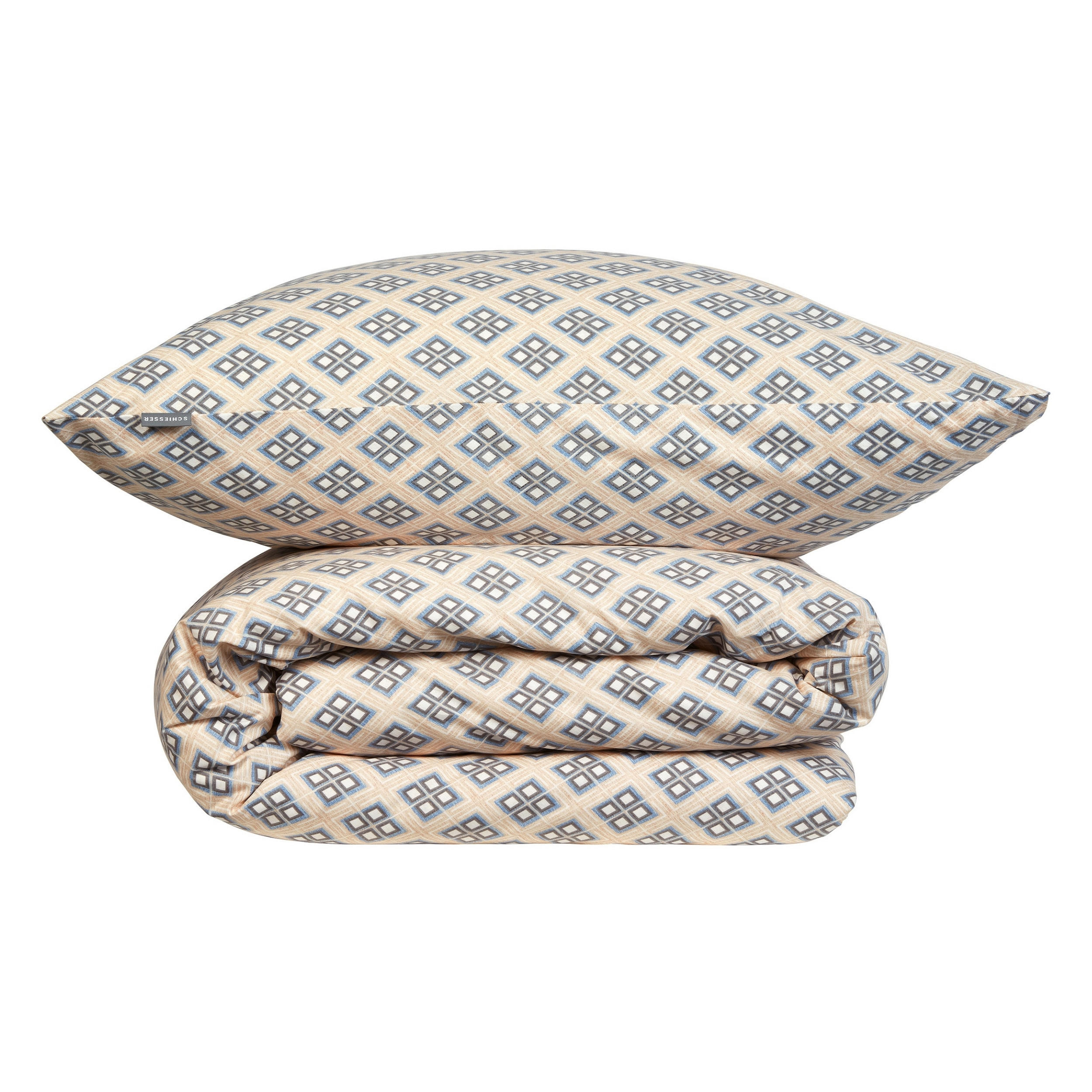 BETTWÄSCHESET Yosa - Renforcé - 2-teilig - 135 x 200 cm - Sand - Sandfarben, Textil (135/200cm) - SCHIESSER