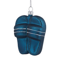 BAUMANHÄNGER Hang On Badelatschen - Dunkelblau, Glas (3/9/7cm) - Butlers