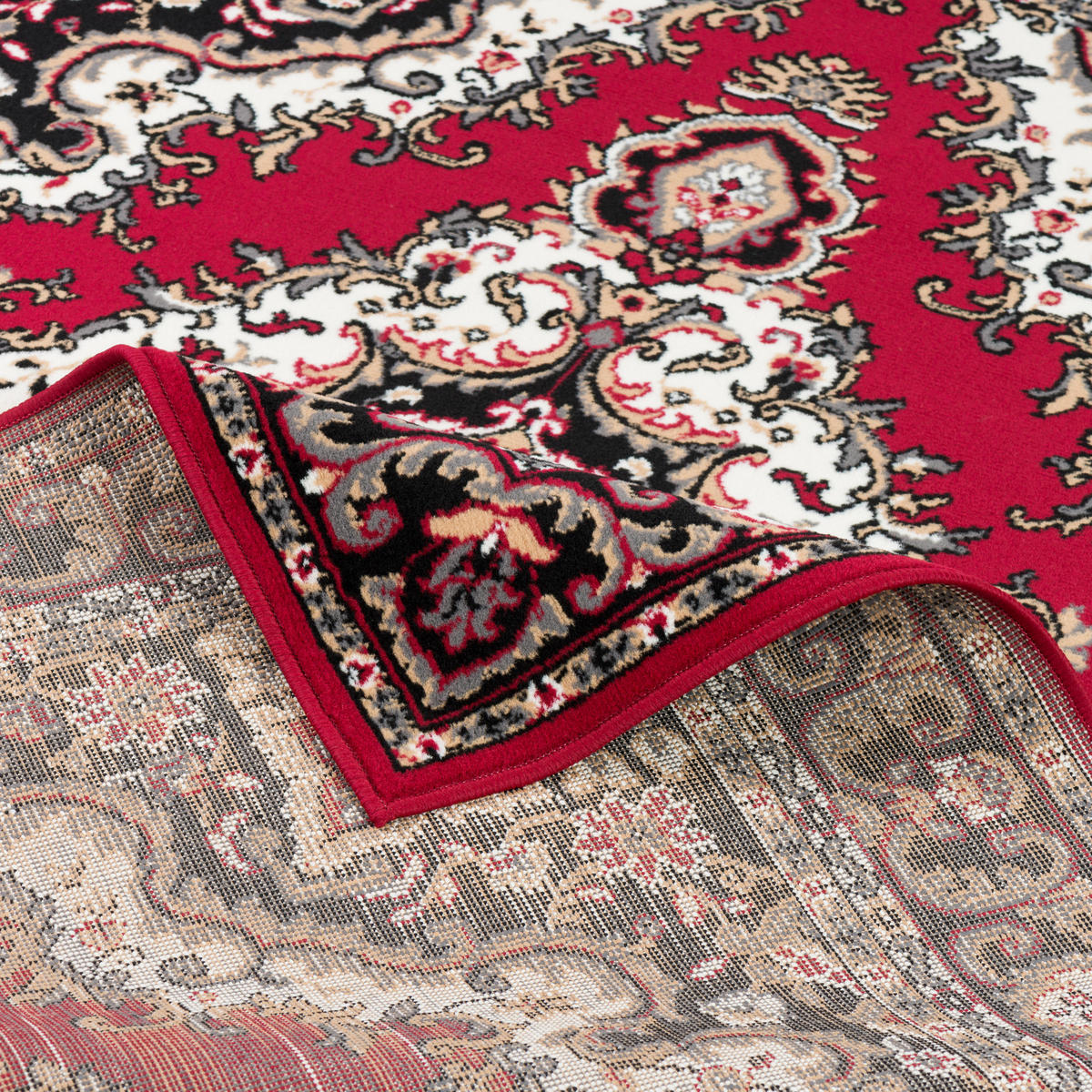 ORIENT TEPPICH TRENDLINE ROT KESHAN - Rot, Textil (185/270cm) - Pergamon
