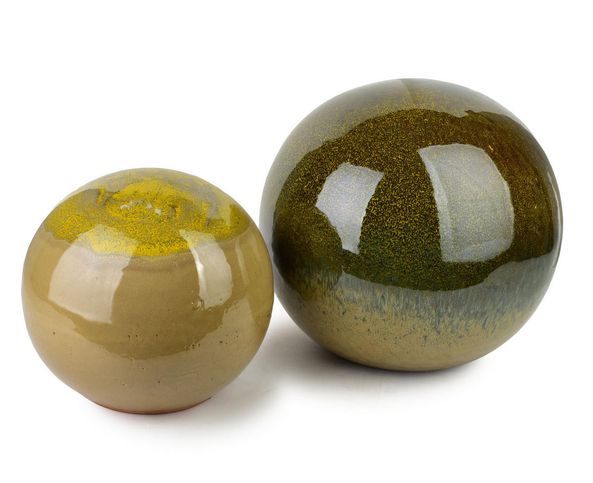 DEKOKUGEL Saggio braun 40/40/40 cm Keramik - Braun, Keramik (40/40/40cm) - Mondex