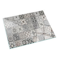 GLASPLATTE für Kamin 120x80 cm Schwarz - Schwarz, Glas (120/80/0.4cm) - ArtPrintCave