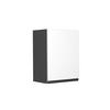 HÄNGESCHRANK R-Line Weiß 45 cm J-Shape - Anthrazit/Weiß, Holzwerkstoff (45/60/31cm) - Vicco