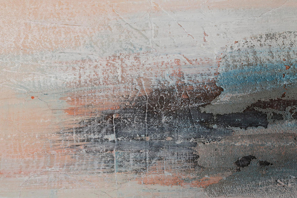 ACRYLBILD HANDGEMALT 120/60 cm - Beige/Grau, Holz/Textil (2/60cm) - KUNSTLOFT