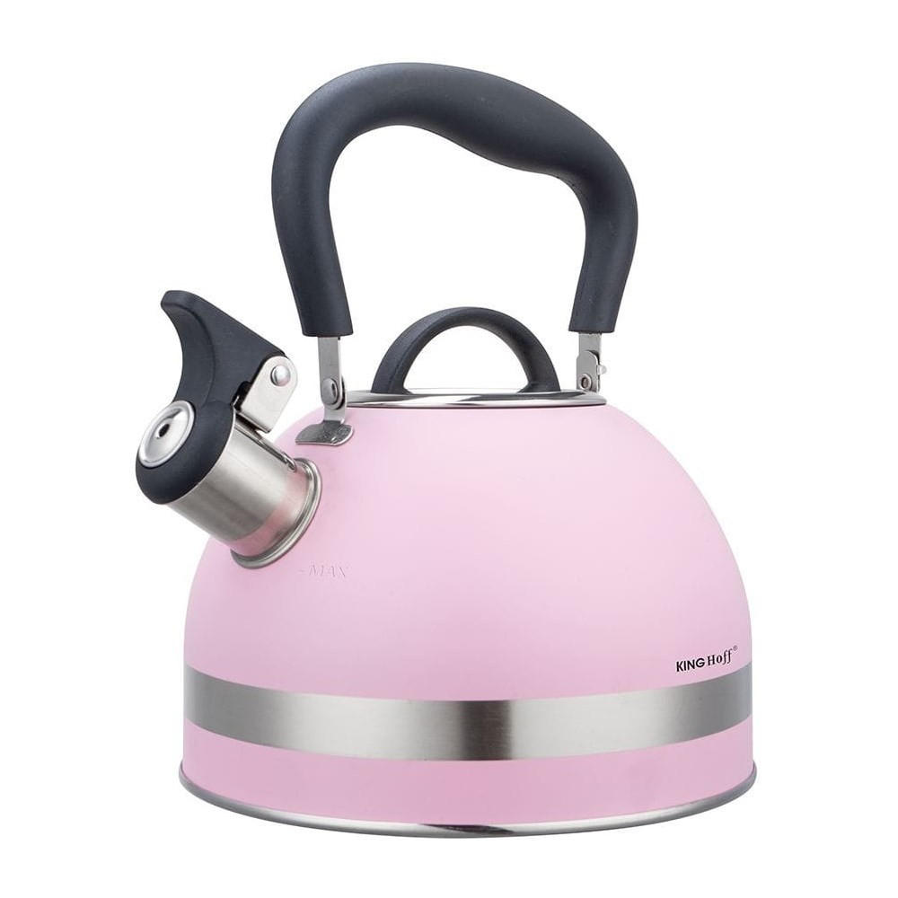 WASSERKESSEL Rosa 20/18.5/20.5 cm KH1856 - Pink, Metall (20cm) - Kinghoff 