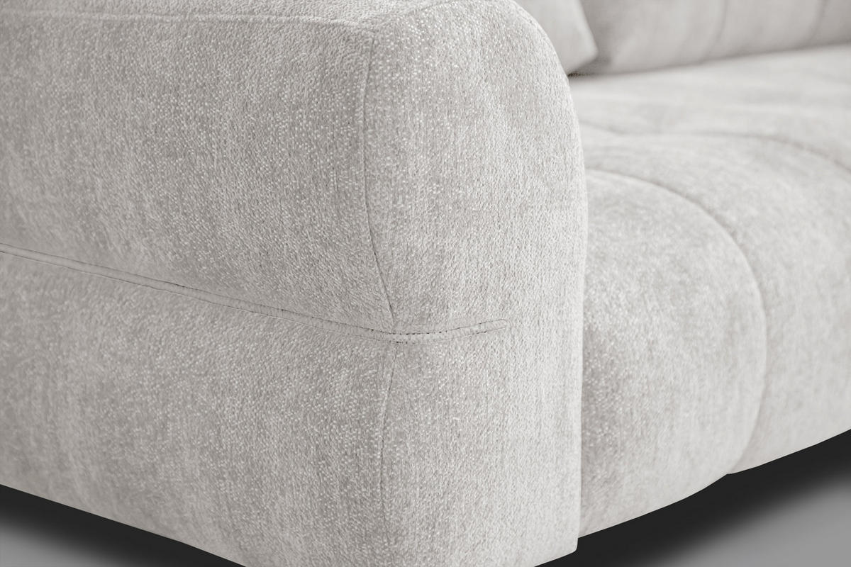 SOFA SALVINI 2,5-Sitzer, ecru - Ecru, Holz/Textil (206/88/99cm) - Courtois Laville