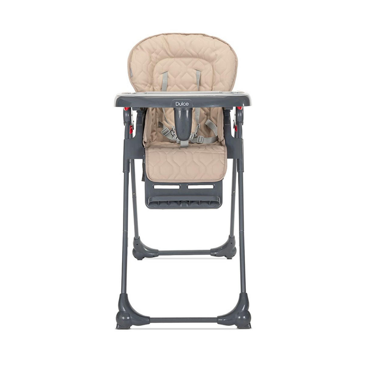 HOCHSTUHL Dulce beige Sitzhöhe verstellbar, faltbar, 5-Punkt-Gurt, Korb - Beige, Kunststoff (52/106/85cm) - Lorelli