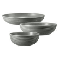 FOODBOWL SET Terra Perlgrau 3er Set - Grau, Keramik (1/1/1cm) - Seltmann Weiden