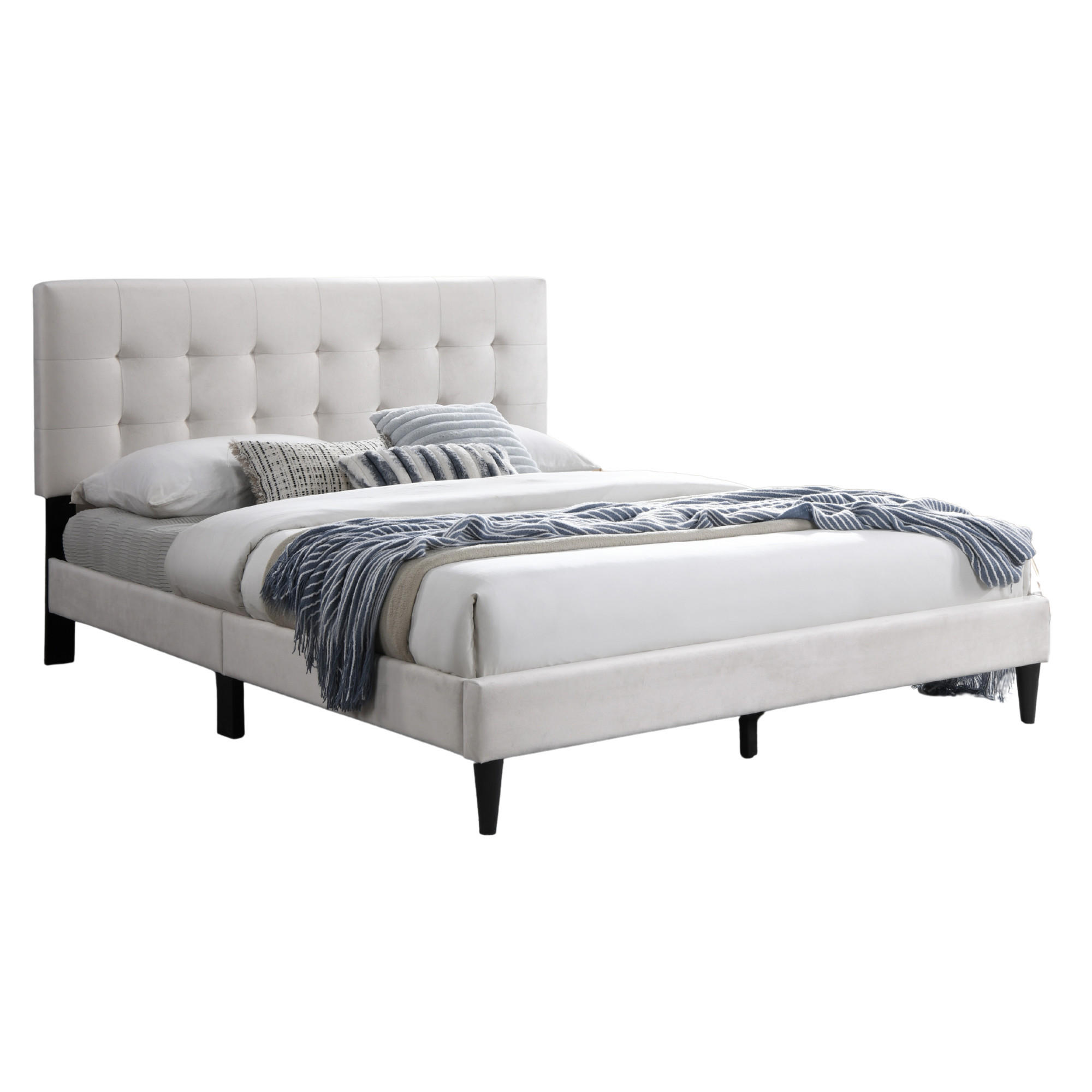 POLSTERBETT mit Lattenrost 140x200 cm Beige - Beige, Textil (140/200cm) - Home Collective