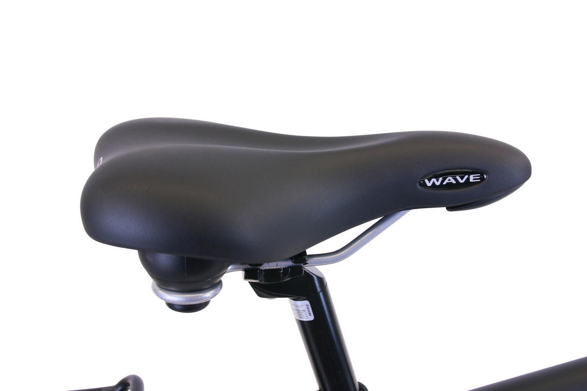 TREKKING Gent Premium Plus Black 3x8 Gang 28 Zoll Gr: 52cm & 57cm - Schwarz, Metall (57cm) - Hawk Bikes