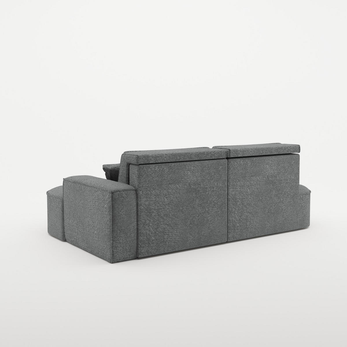 ECKSOFA Modena Pro - Komfort Und Stil stoff Arena Anthrazit Rechts - Anthrazit, Holz (278/179cm) - Kaiser Möbel