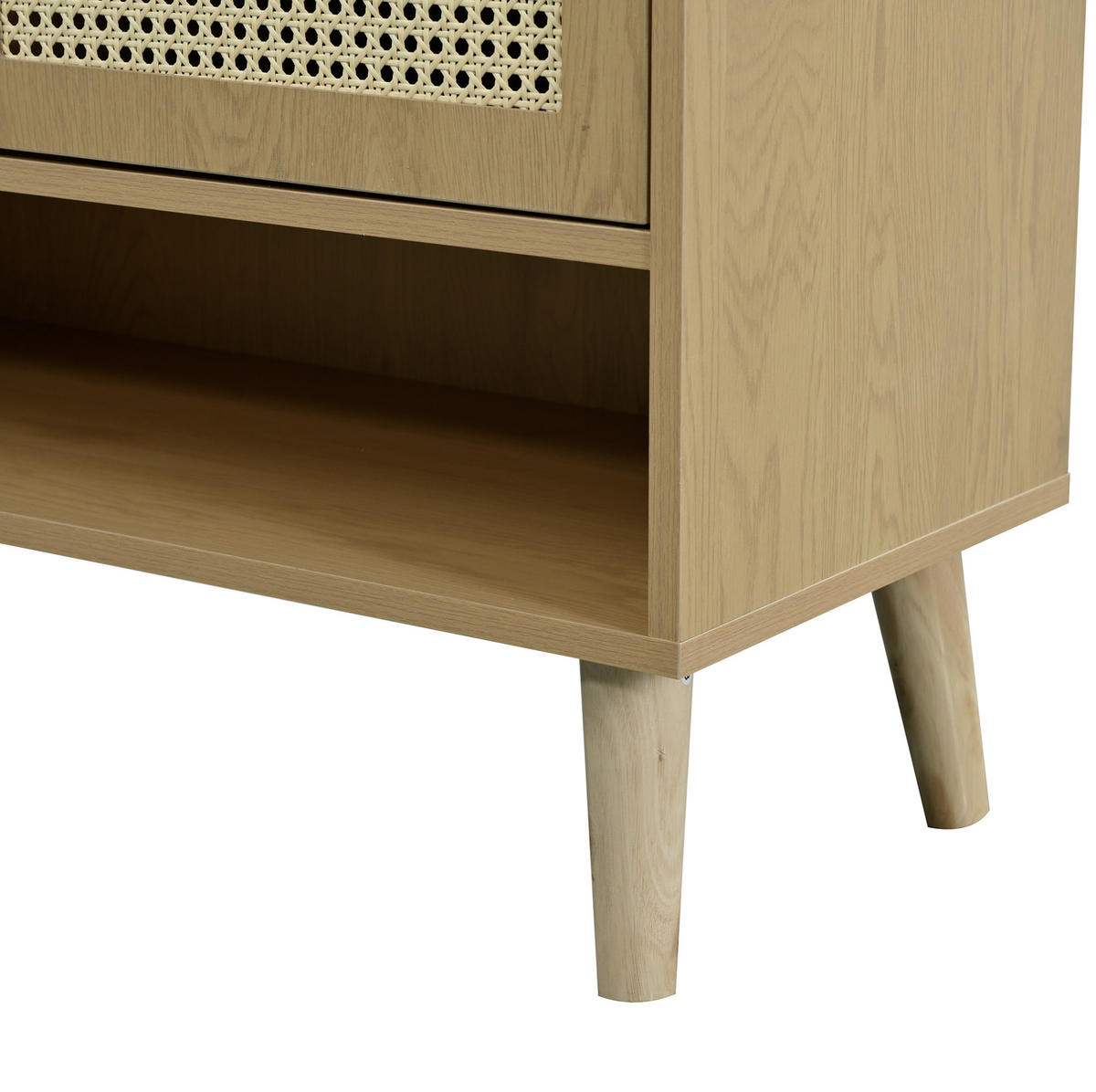 SCHUHSCHRANK mit 2 Türen 80 x 105 x 35 cm Oak - Eichefarben, Holz (35/105/80cm) - Beauniv