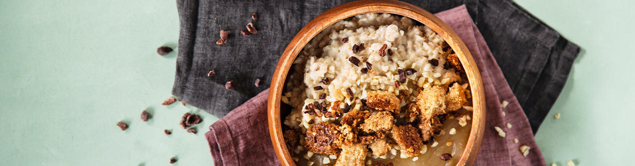 XXXLecker Rezept Porridge Bowl a la Apple Crumble