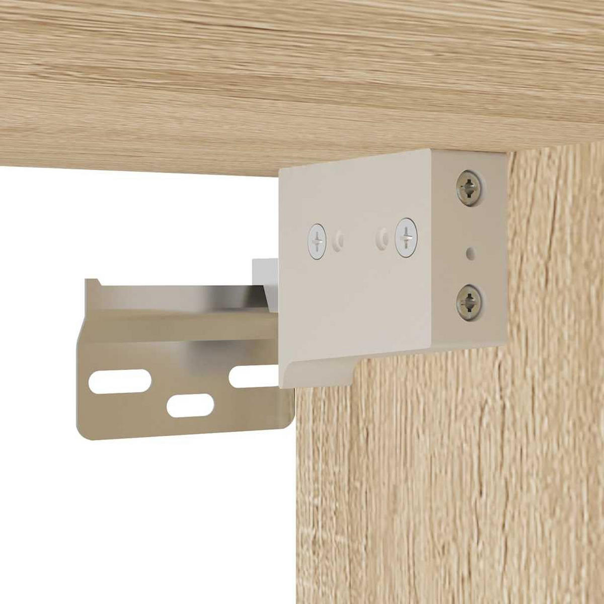 BAD-WANDSCHRANK Sonoma-Eiche 60/25/30 Cm Holzwerkstoff - Hellbraun, Holzwerkstoff (25/30/60cm) - vidaXL