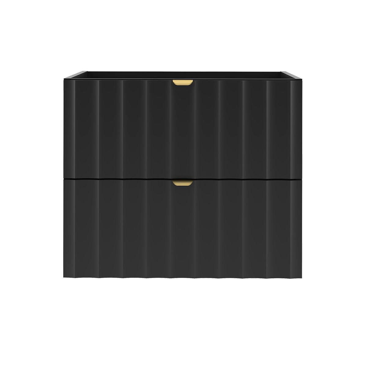WASCHTISCHUNTERSCHRANK 60cm Lexa Schwarz - Schwarz, Holzwerkstoff (60/50/45.8cm) - Petits-meubles