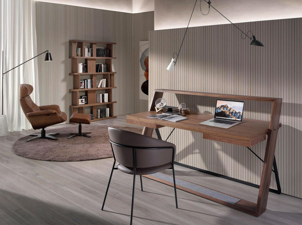 STUHL Öko-Lederstuhl Nerz dunkel 57/61/81 cm - Taupe/Fango, Leder/Kunststoff (57/81/61cm) - ANGEL CERDA