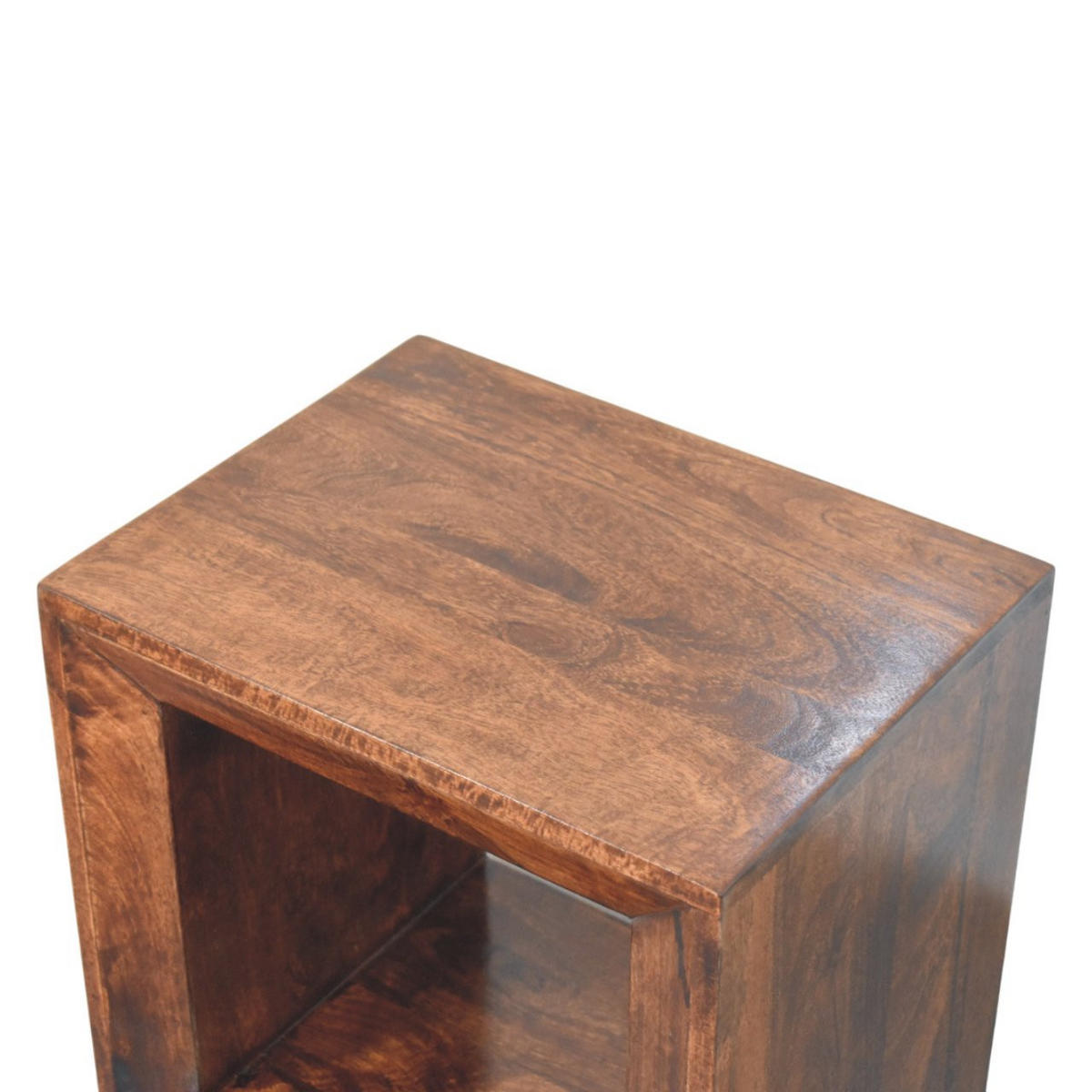 BEISTELLTISCH Solis Offen Kalifornisch Nussbaum, Offenes Regal, Dunkelbraun - Dunkelbraun, Holz (35/45/45cm) - Artisan Furniture