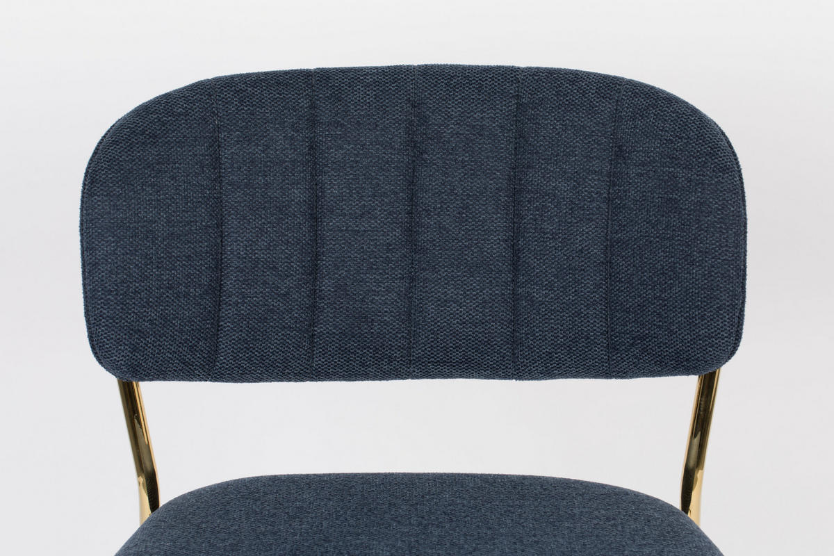 BARHOCKER Jolien - Blau - 54/48/89 cm - 2er-Set - Blau, Textil (48/89/54cm)