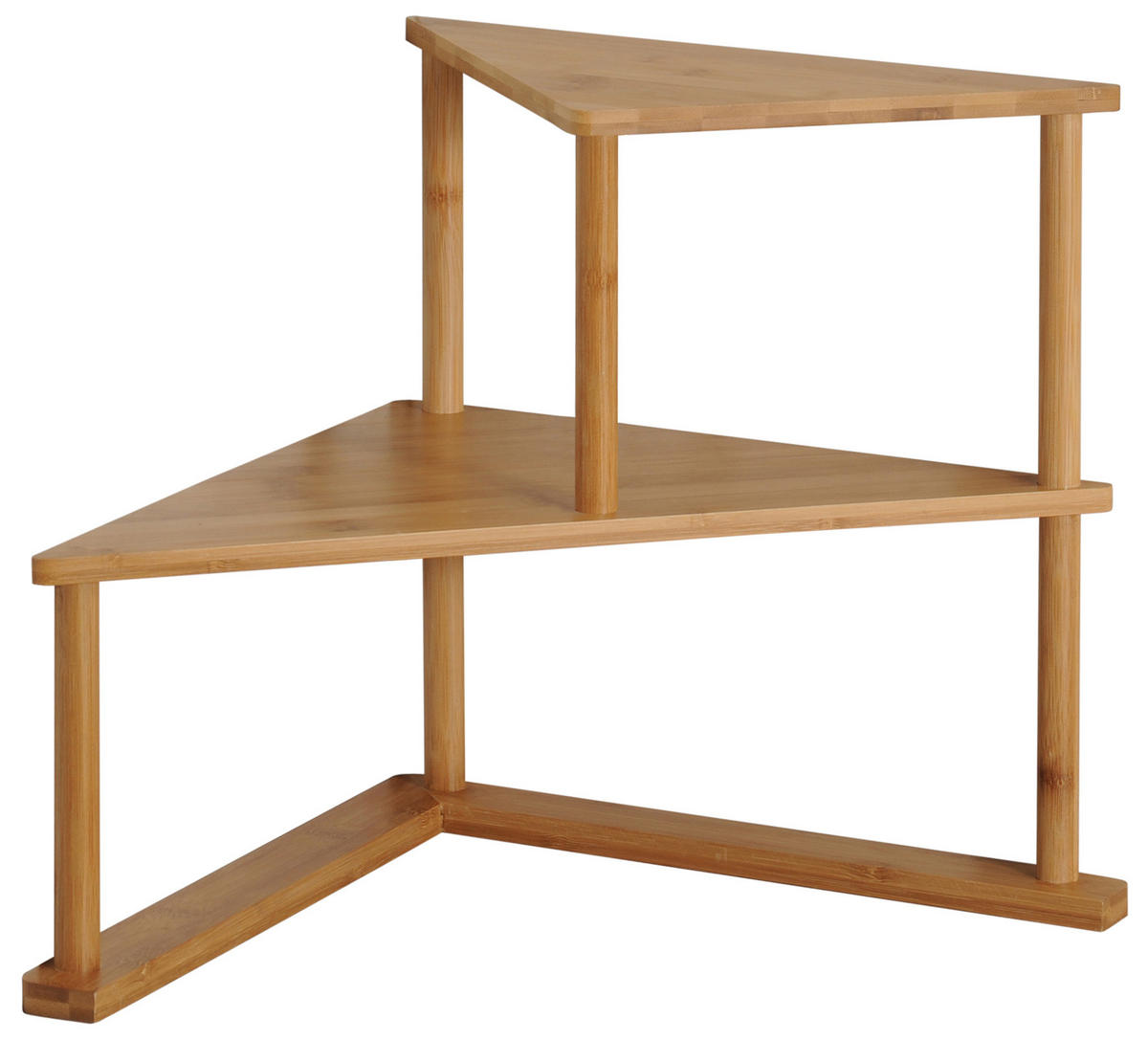 KÜCHENECKREGAL 2 Ablagen 52/29,5/39,3 cm - Braun, Naturmaterialien (29.5/39.3/52cm) - Kesper