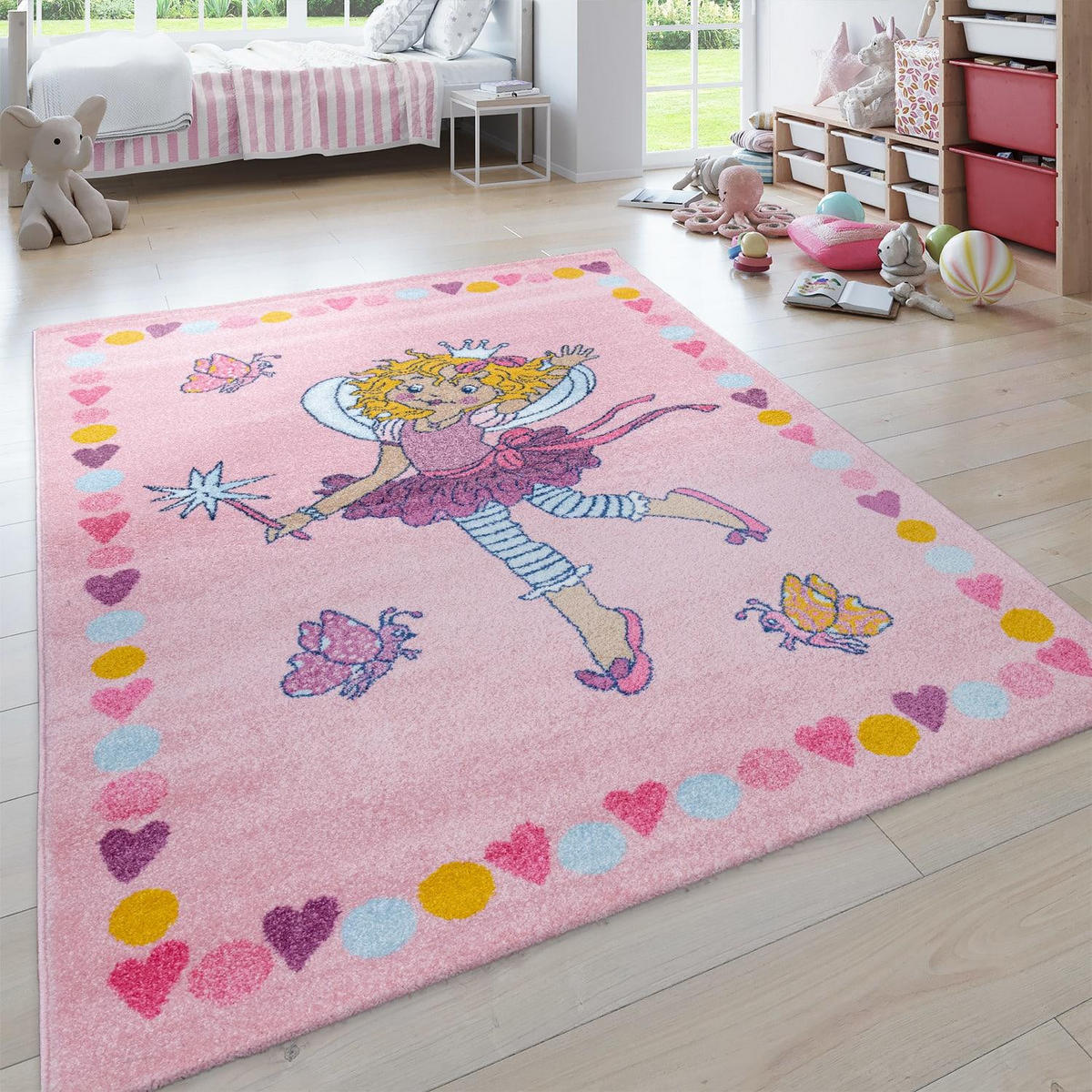 KINDERTEPPICH 80/150 LILLIFEE EXKLUSIV 561 - Pink, Kunststoff (80/150cm)