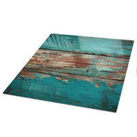 TISCHPLATTE 100x60 cm – Türkisholz - Türkis, Glas (0.4/100/60cm) - Wallfluent