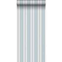 TAPETE Streifen 53 cm x 10.05 m - Blau, Papier (53/1000cm) - Sanders & Sanders