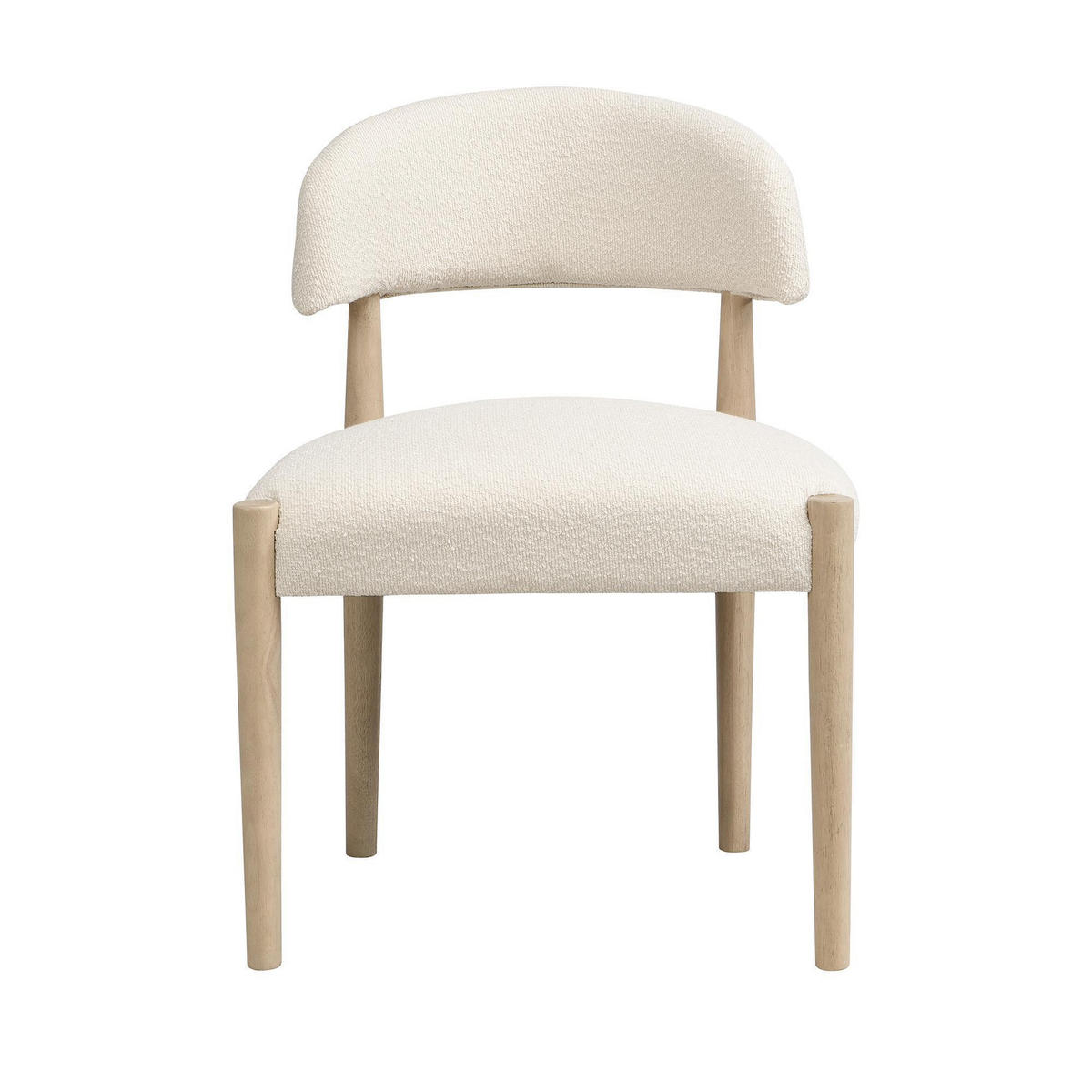 ESSZIMMERSTUHL 4 Stück in moderner Stil - Naturfarben, Holz/Textil (58/78/58cm) - KOMHTOM