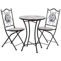 BALKONSET, schwarz, 3-tlg. - Schwarz, Metall - Wanderlust