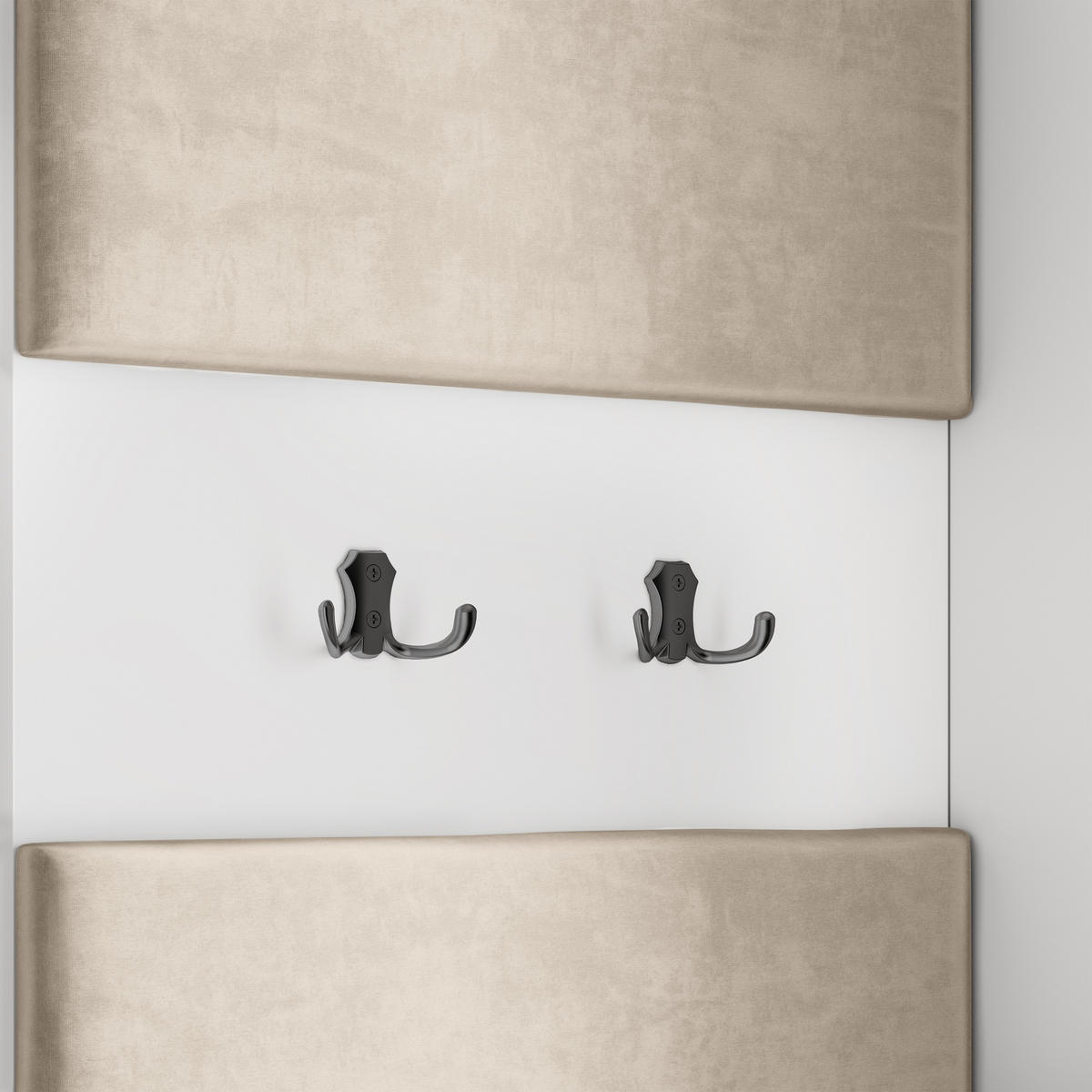 GARDEROBENSCHRANK LORI 95/181/51 cm Modern Eichefarben - Eichefarben/Schwarz, Holzwerkstoff (95/181/51cm) - MASSENO