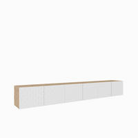 TV-SCHRANK Cali 300 cm, sechstürig, artisan, weiß - Eiche Artisan/Weiß, Kunststoff (300/41/40cm) - Margaret Hadas24