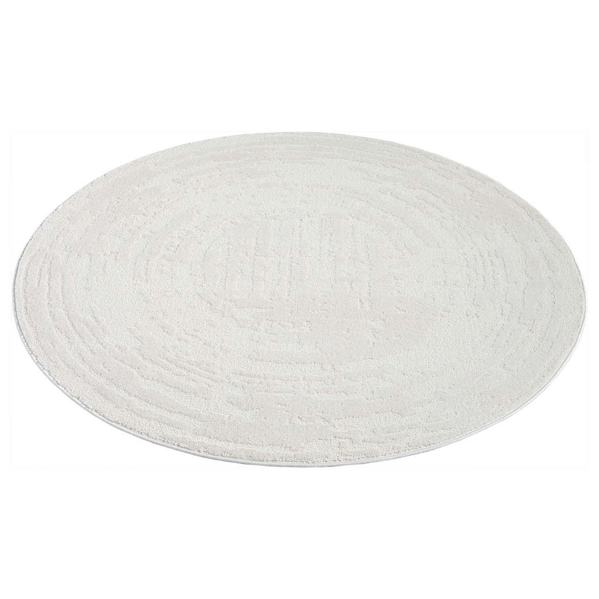 KURZFLOR-TEPPICH Flair 171 Creme 200x200 cm - Creme, Textil (200/200cm) - carpet city
