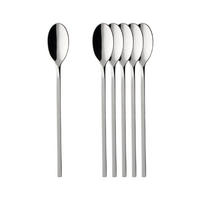 LATTE-MACCHIATO-LÖFFEL NewWave edelstahl 19,9 cm 6er Set - Silberfarben, Metall - Villeroy & Boch
