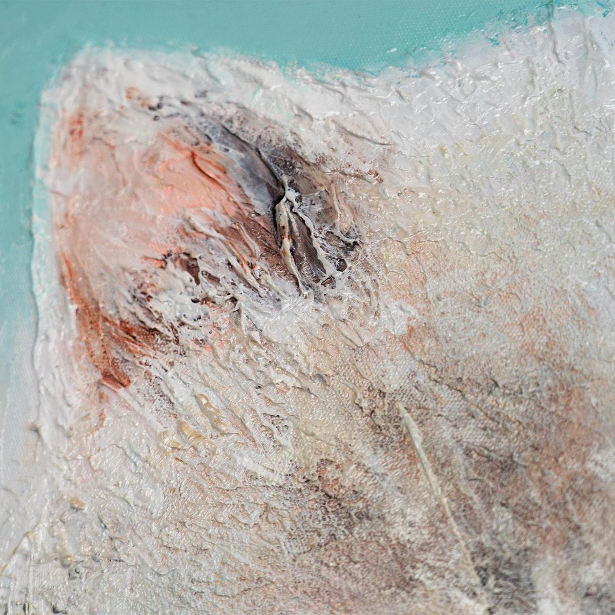 GEMÄLDE Flauschig auf Keilrahmen 90 cm - Multicolor, Holz (90/90cm) - YS-art gallery