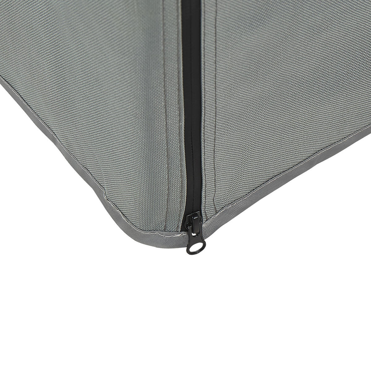REGENSCHUTZ für Gartenliegen TOSCANA, FIRENZE, PERUGIA 205/75/50 cm Chuva - Grau, Kunststoff (205/50/75cm) - Beliani