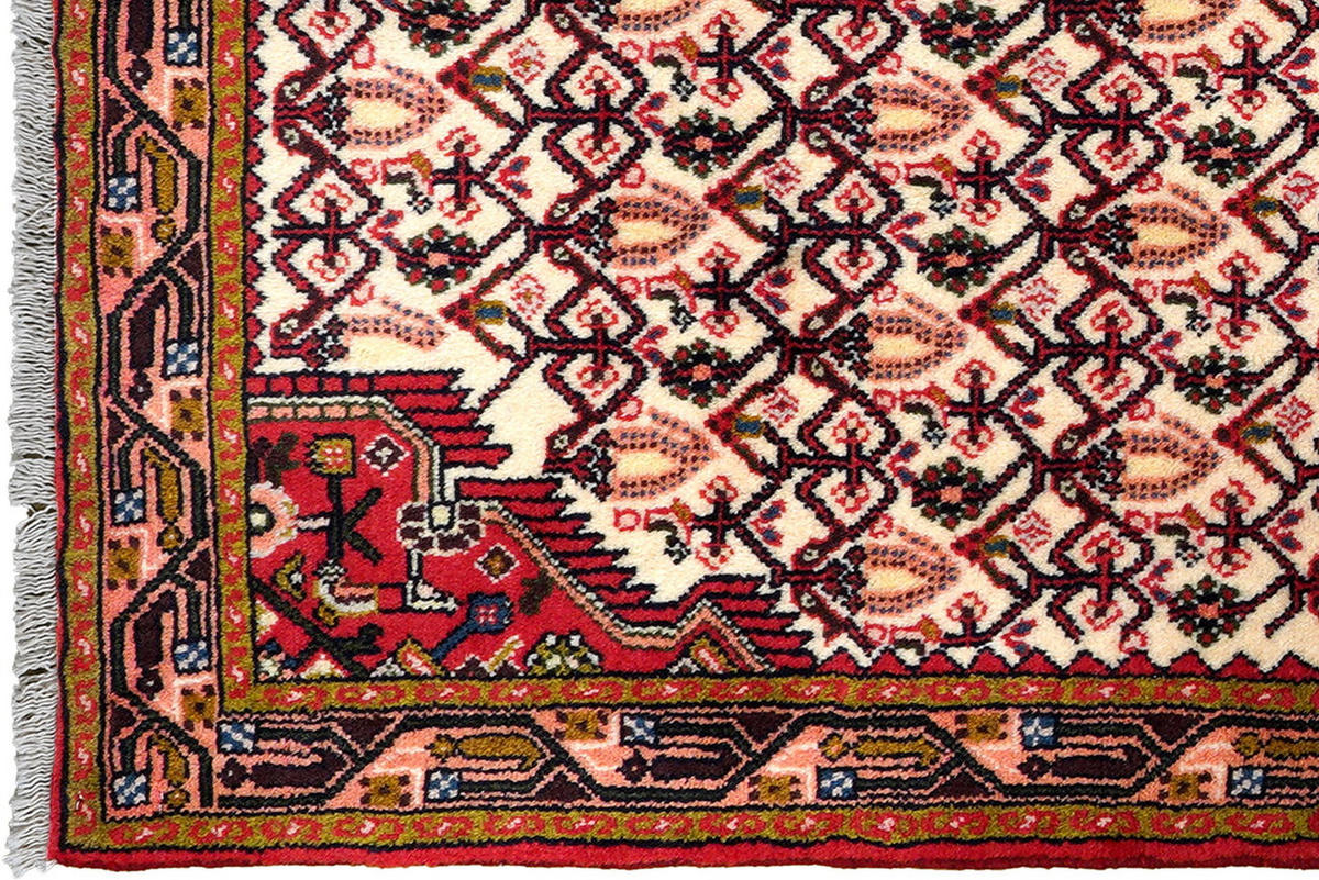 TEPPICH Assadabad Mehrfarbig 195/75 cm Schurwolle - Multicolor, Textil (75/195cm) - Looma