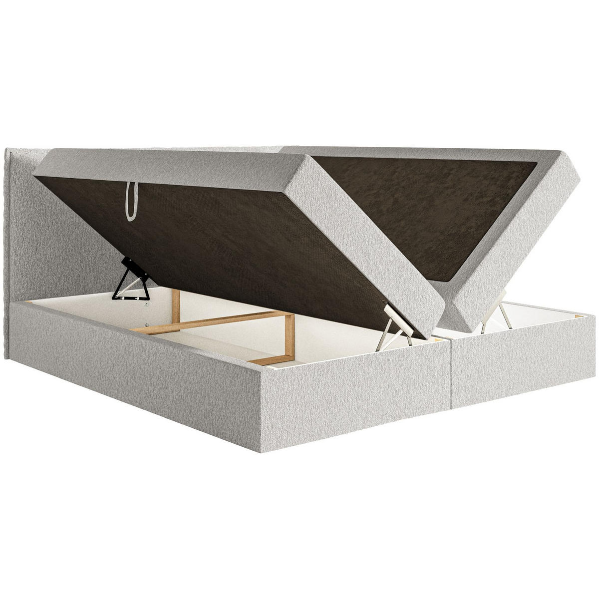 BOXBETT Softie Hellgrau Chenille 140x200 cm - Hellgrau, Textil (140/200cm) - Selsey