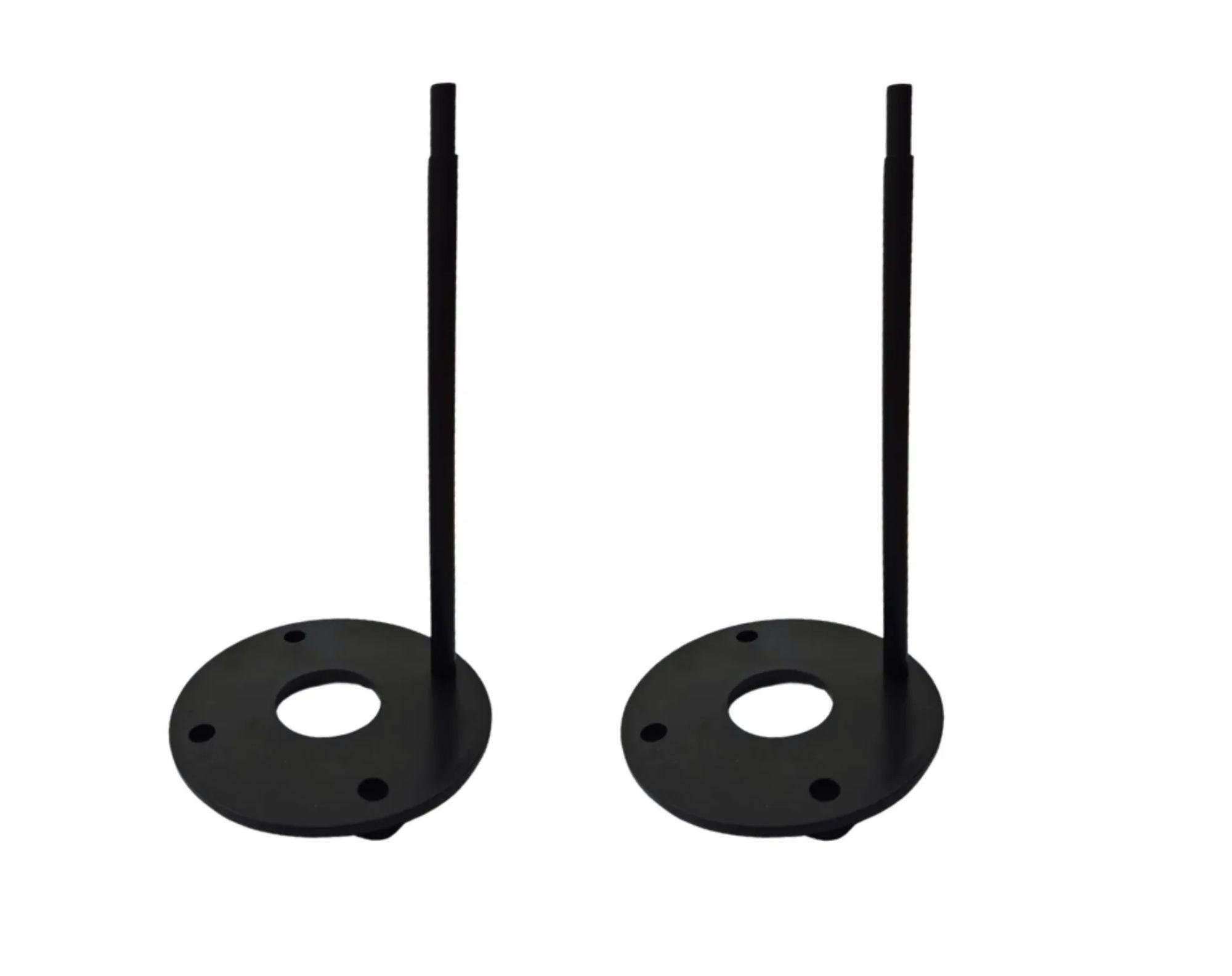 PFLANZENSTÜTZE, 2er-Set, Metall, Ø 18 cm, stabil - Schwarz, Metall (1/1/1cm) - Westfalia