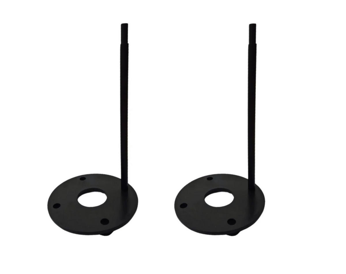 PFLANZENSTÜTZE, 2er-Set, Metall, Ø 18 cm, stabil - Schwarz, Metall (1/1/1cm) - Westfalia