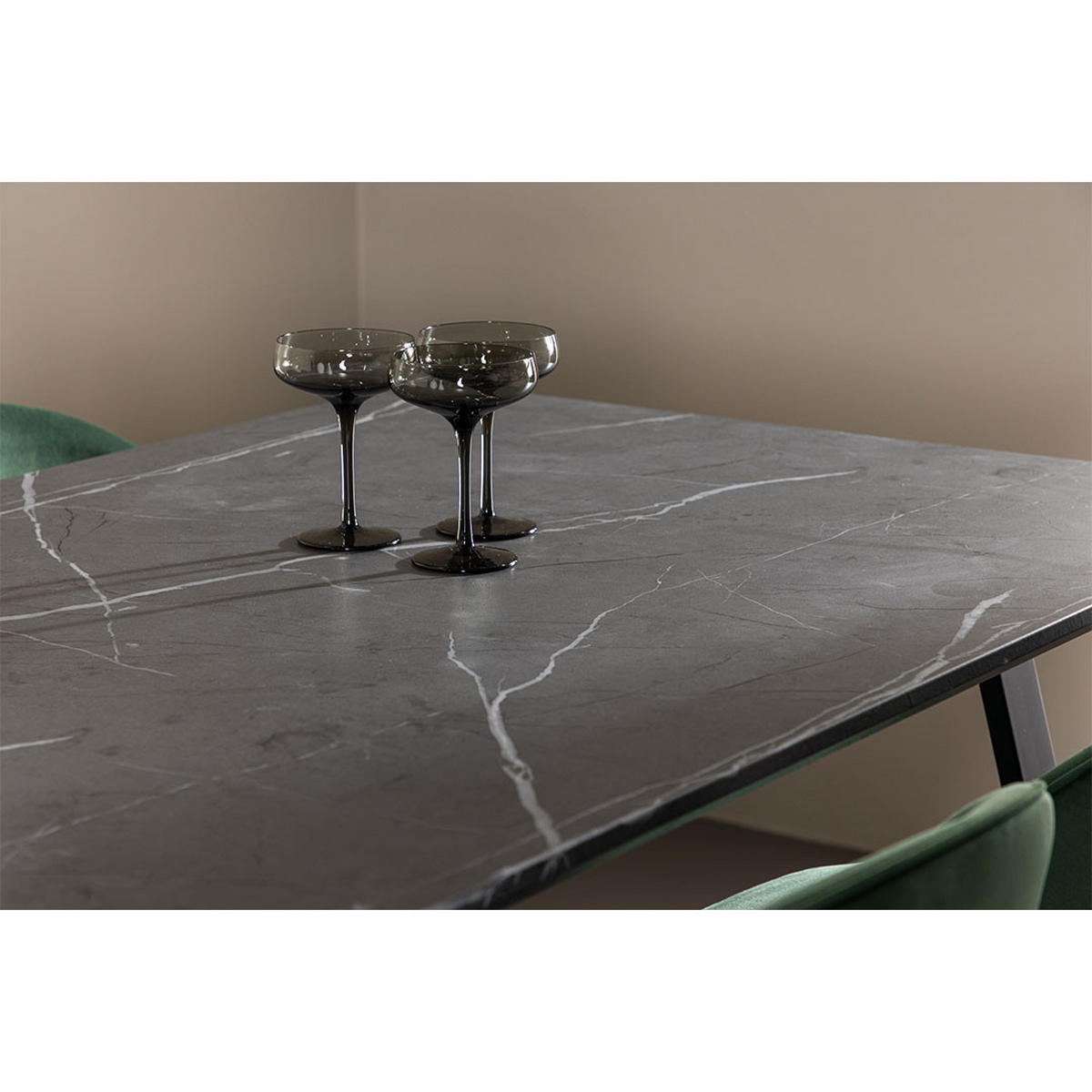 TISCHGRUPPE Grün - Grün, Holzwerkstoff (200/75/90cm) - ebuy24