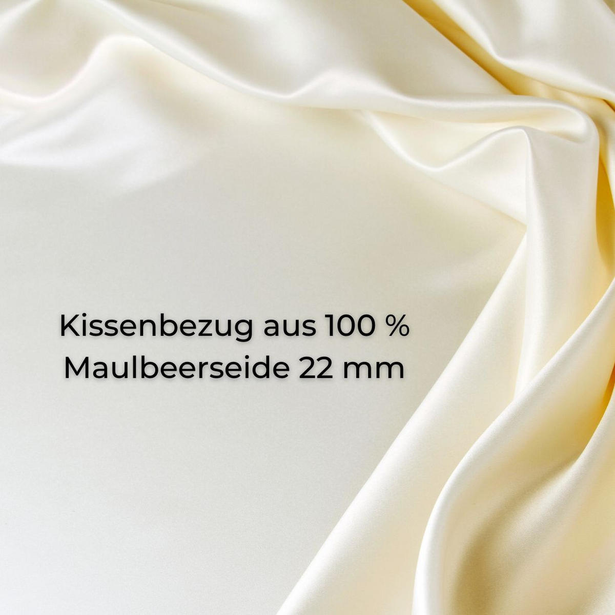ANTI-AGING-KISSEN SEIDEN SOIE DE BEAUTÉ 58/37 CM - Weiß, Textil (37/58cm) - INPHYSIO