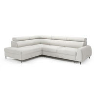 ECKSOFA Ecru RICO Mit Schlaffunktion Links - Ecru, Textil (274/203cm) - Sepro Meble