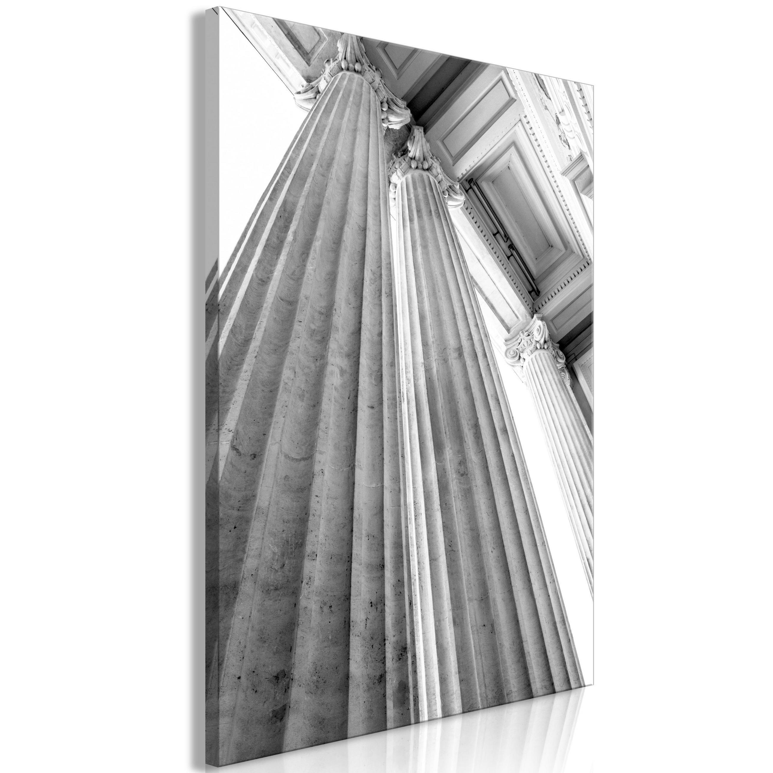 KUNSTDRUCK Schwarz-Weiß 80/120 cm - Schwarz, Textil (80/120cm) - KUNSTLOFT