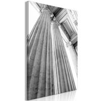 KUNSTDRUCK Schwarz-Weiß 80/120 cm - Schwarz, Textil (80/120cm) - KUNSTLOFT