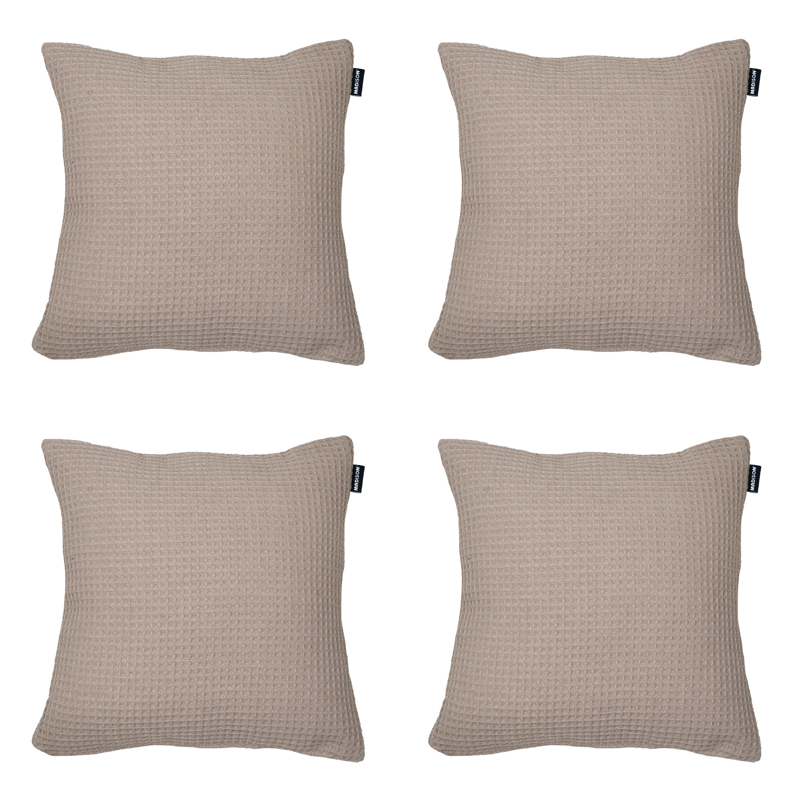 DEKORATIONSKISSEN Madison Home - Braun - 45/45/10 cm - 4er-Set - Braun, Textil (45/45cm) - Madison