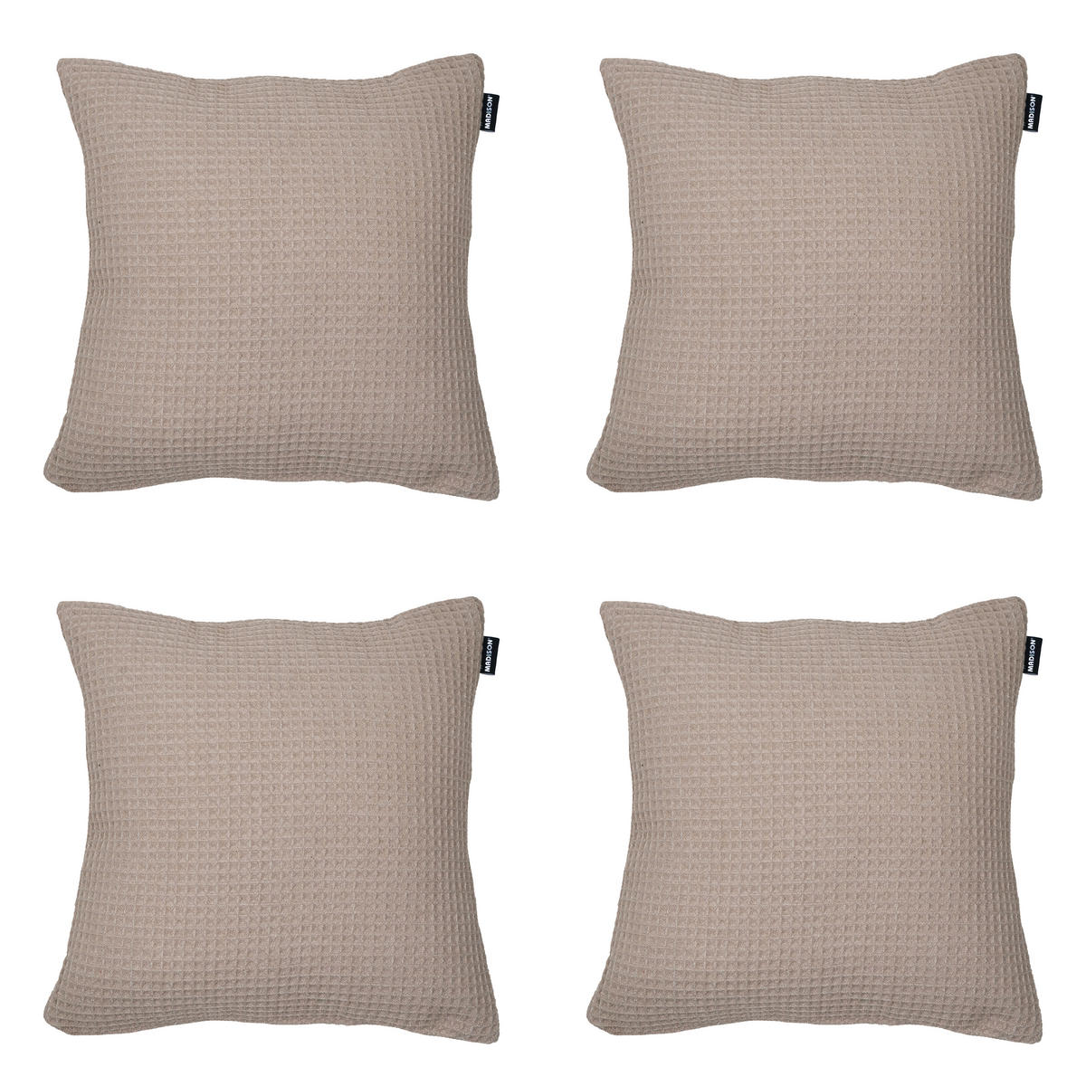 DEKORATIONSKISSEN Madison Home - Braun - 45/45/10 cm - 4er-Set - Braun, Textil (45/45cm) - Madison